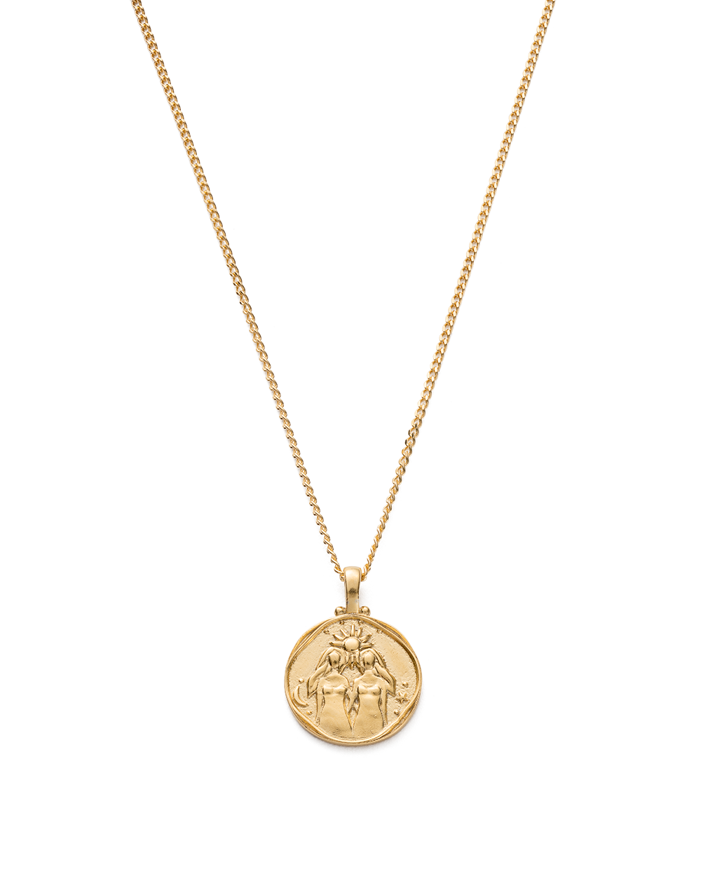 GEMINI ZODIAC NECKLACE (18K GOLD VERMEIL) – KIRSTIN ASH (Australia)