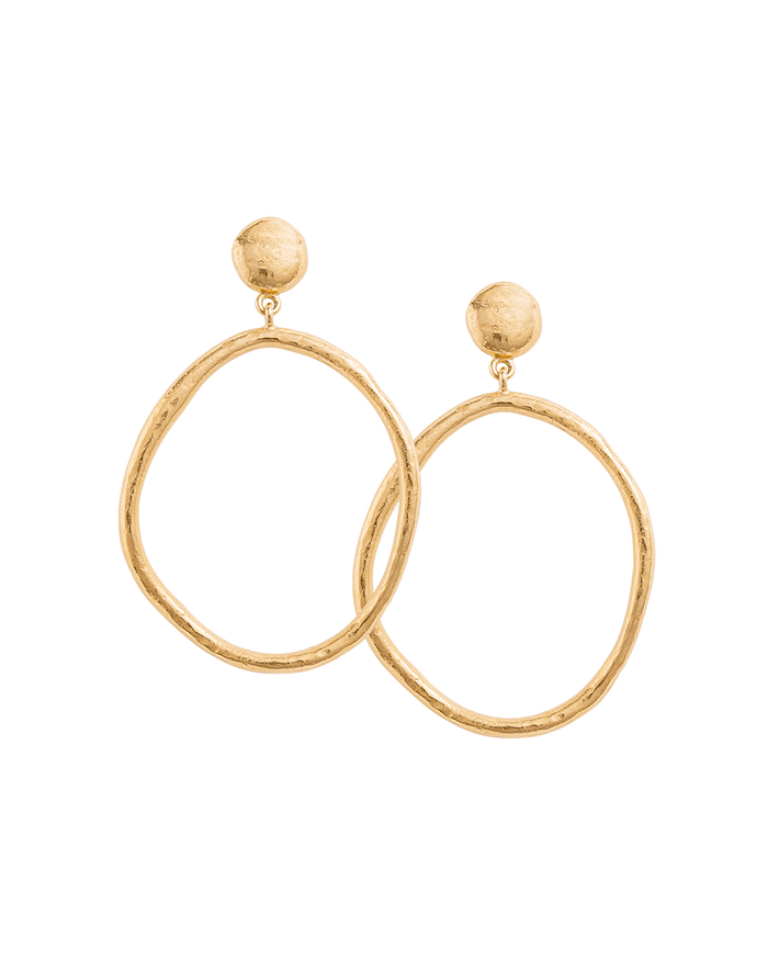 VACANZA EARRINGS (18K GOLD PLATED) – KIRSTIN ASH (United States)