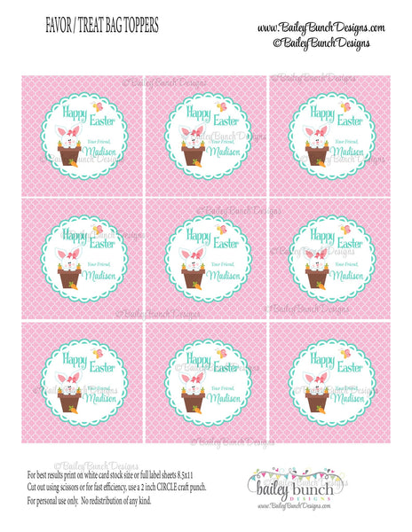 Easter Treat Labels, Easter Bunny Carrots, CARROT0520 - Bailey Bunch ...