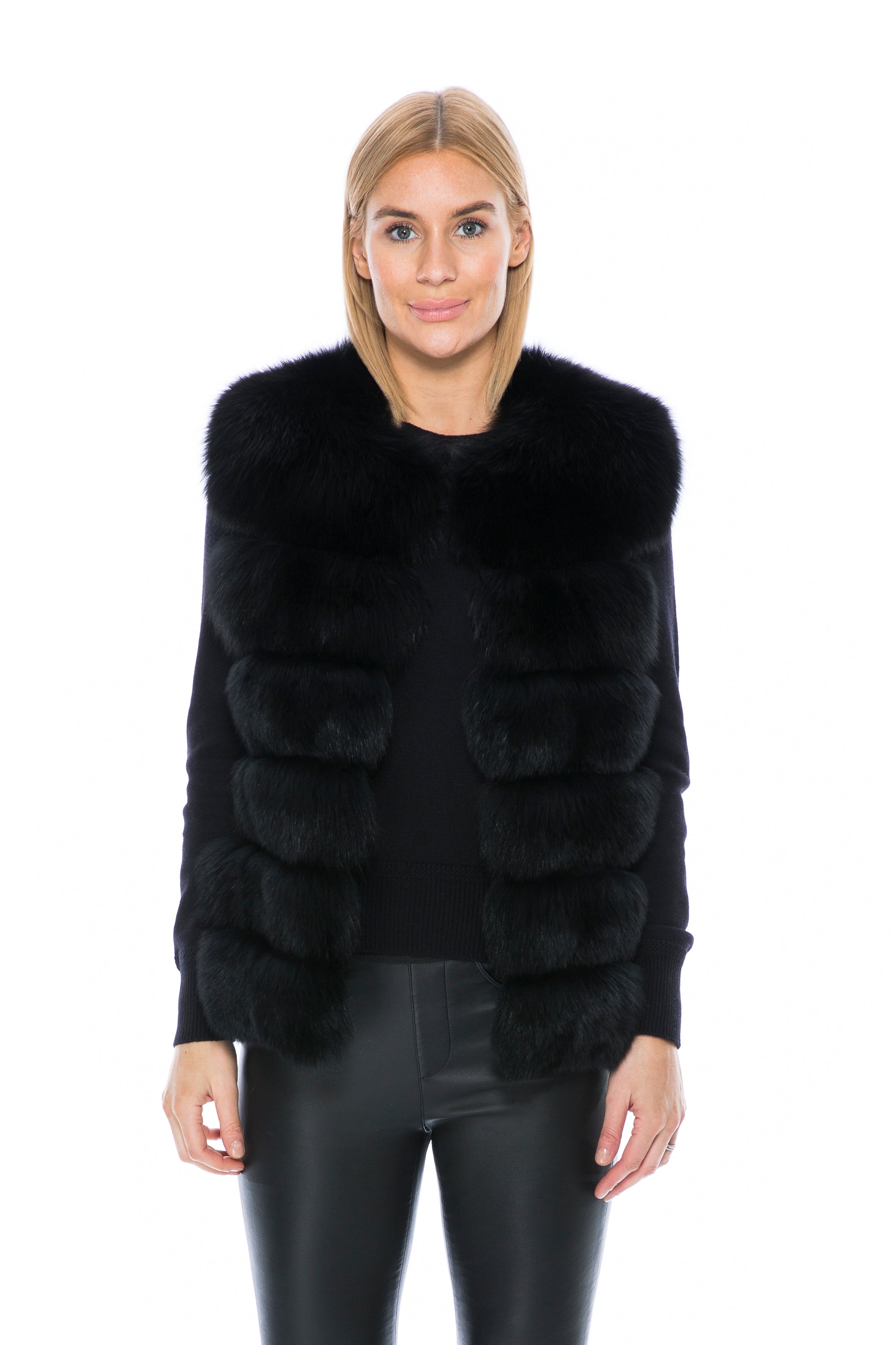 yves salomon fur vest