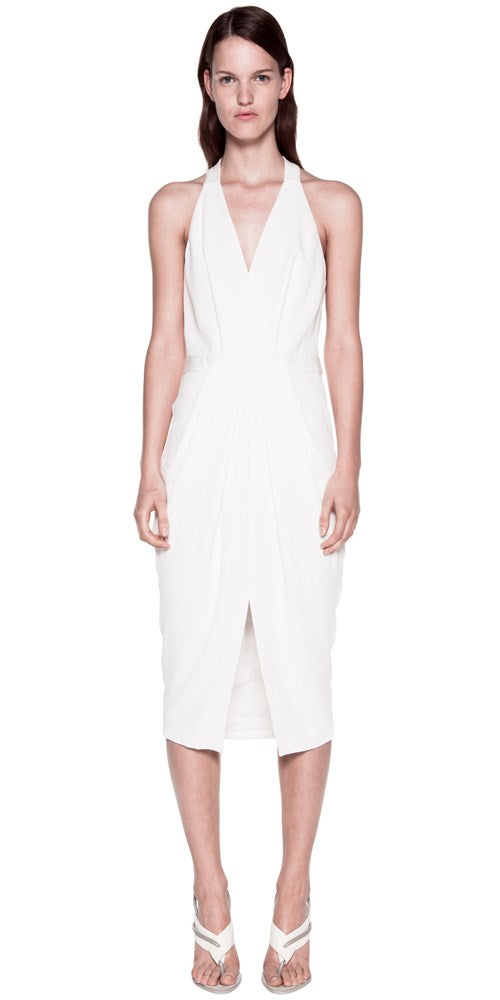 white dion lee dress