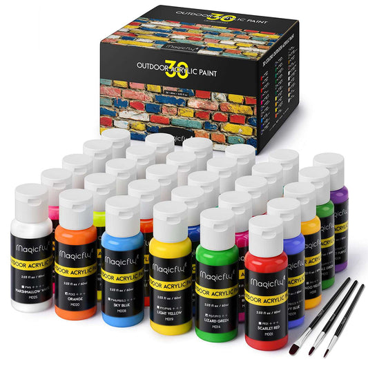 Magicfly Permanent Soft Fabric Paint Set, Set of Hungary