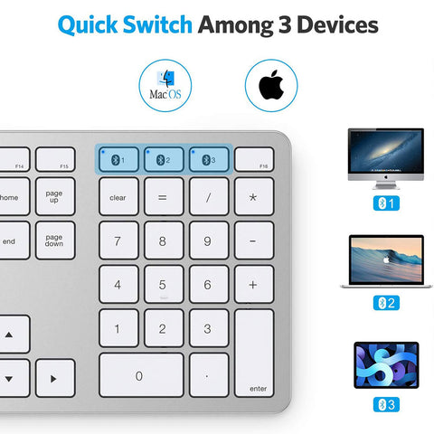 Multi-Device Bluetooth Keyboard
