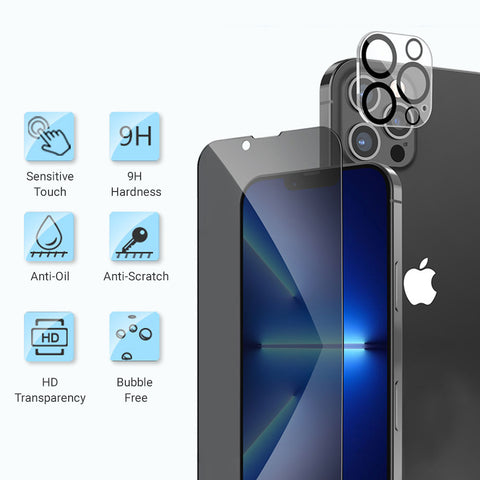 OMOTON iphone 13 pro max privacy screen protector