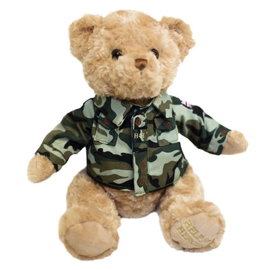 military stuffed bear