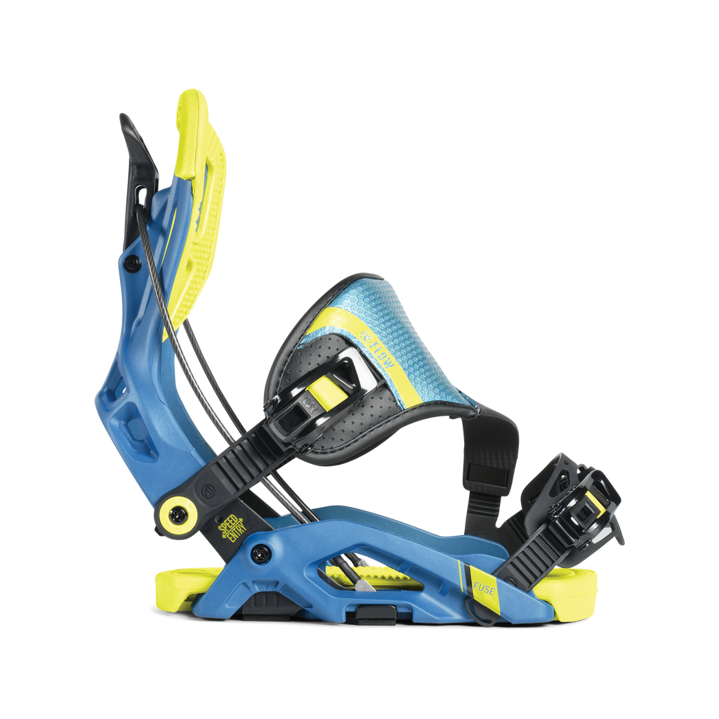 Flow Fuse Hybrid Snowboard Bindings Neon 19 Boardwise Boardwise