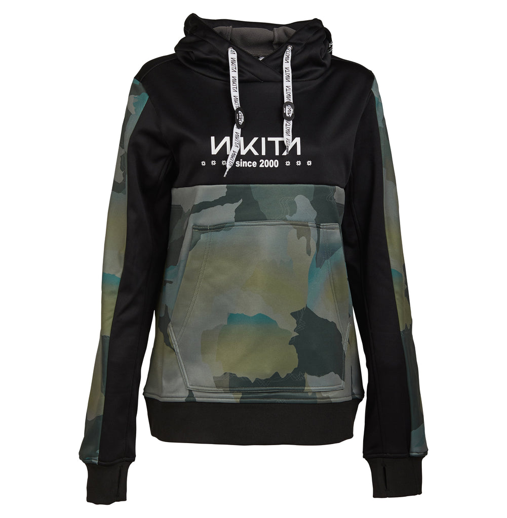 NIKITA WOMENS 8 TRACK HOODIE - BLACK 