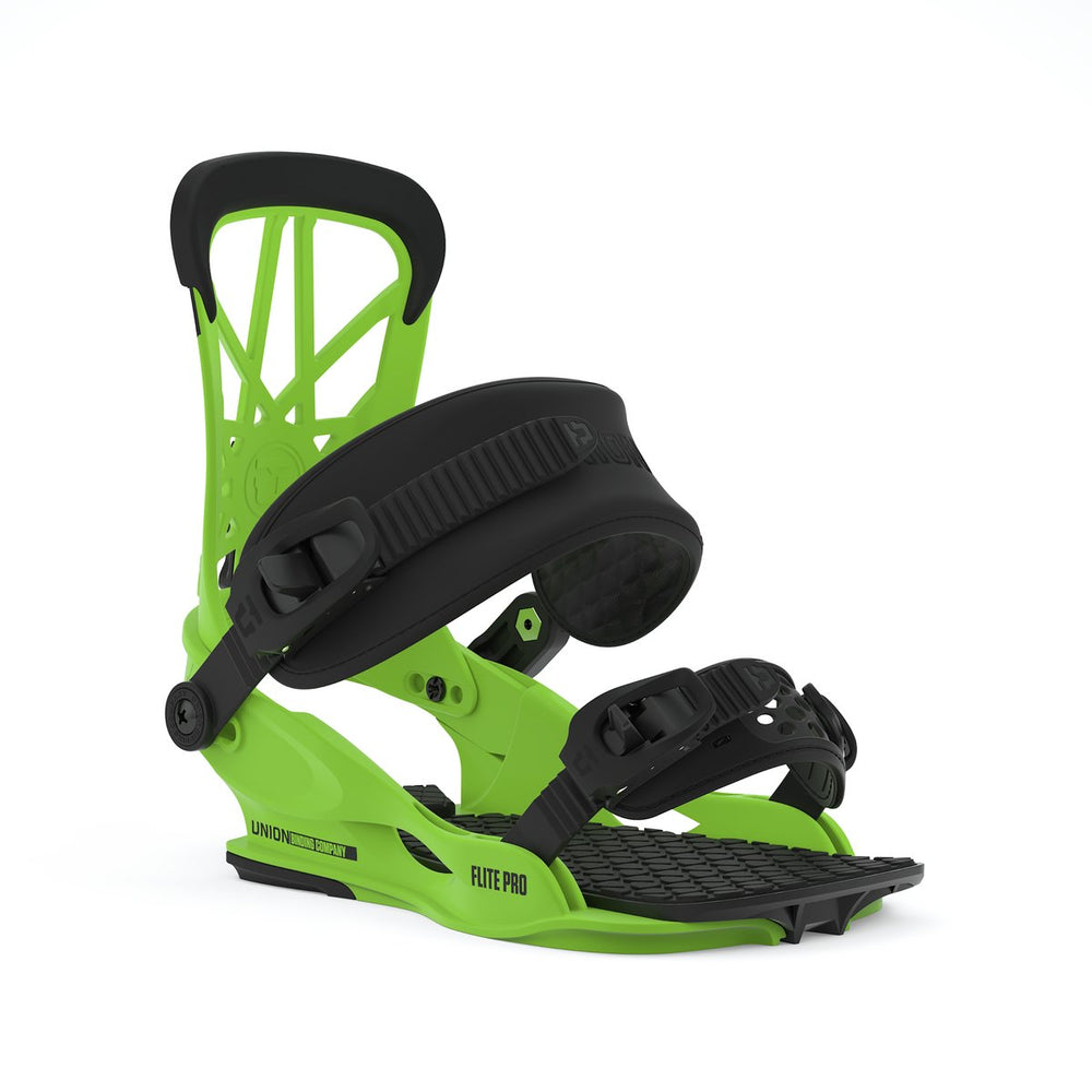 Union Flite Pro Snowboard Bindings Acid Green Boardwise Boardwise