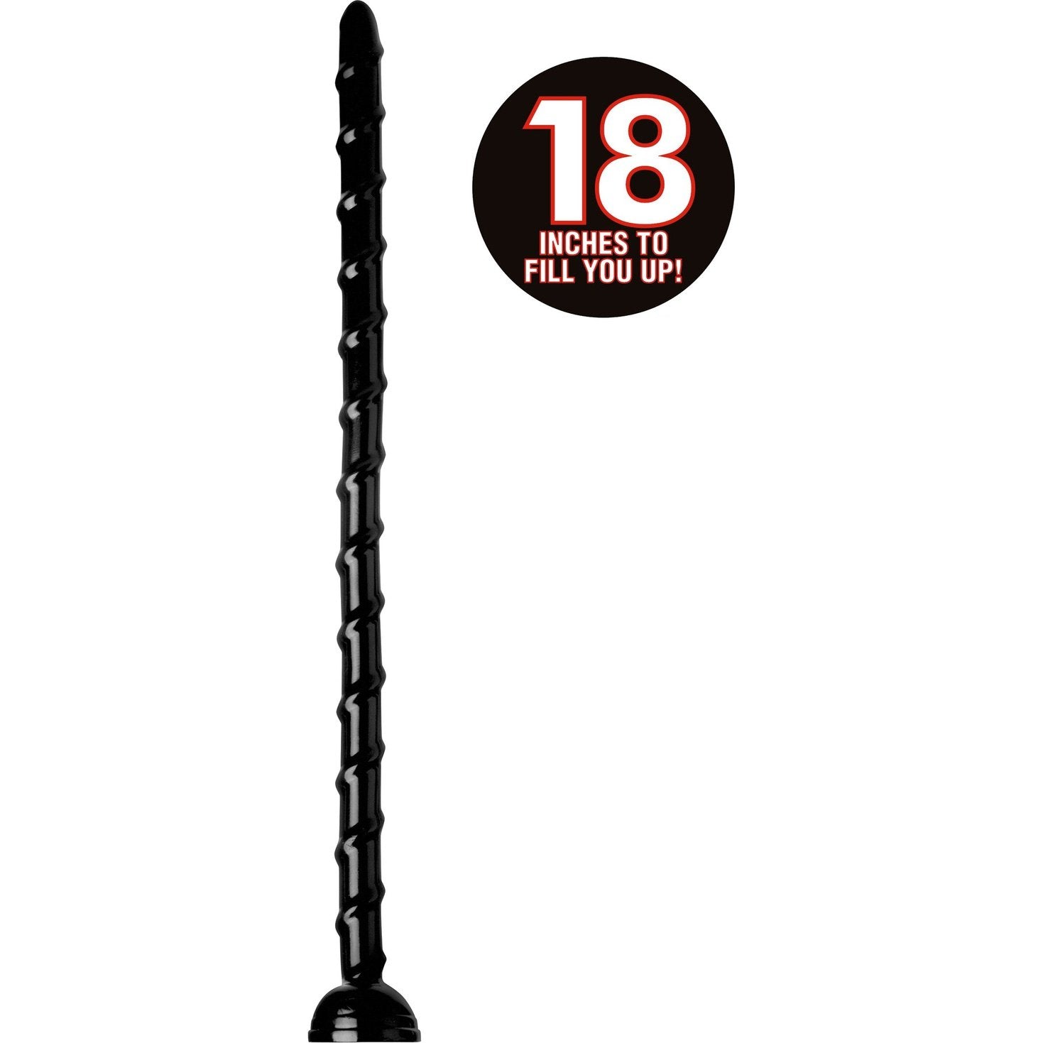 18 Inch Anal Penetration - Hosed 18 Inch Swirl Anal Snake - Kinky Toy Store