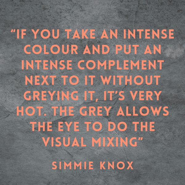 If you take an intense colour – Simmie Knox