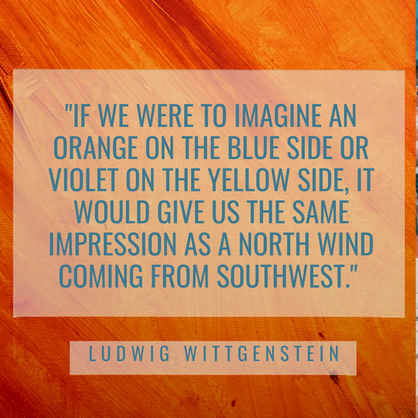 Orange on the blue side – Ludwig Wittgenstein