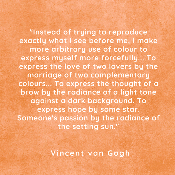 Radiance of the setting sun – Vincent van Gogh