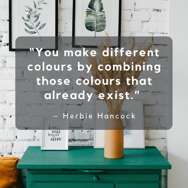 Combining those colours that already exist – Herbie Hancock