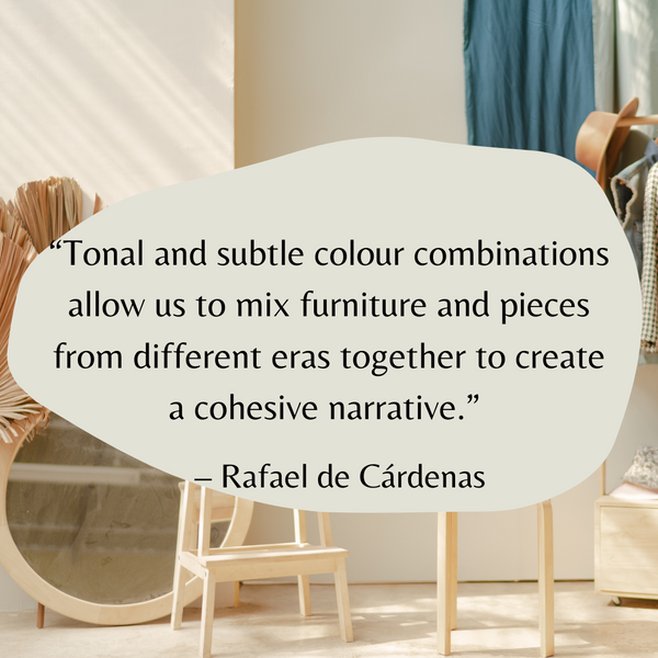 Tonal and subtle colour combinations – Rafael de Cárdenas
