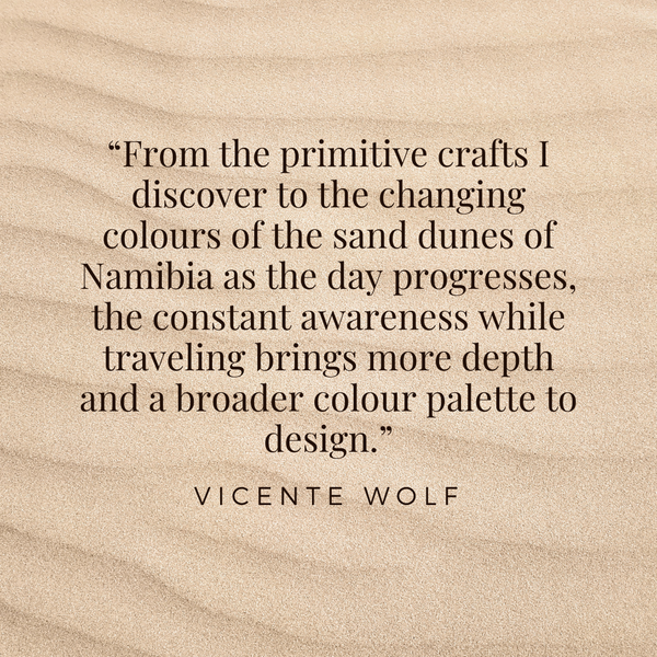 Broader colour palette to design – Vicente Wolf