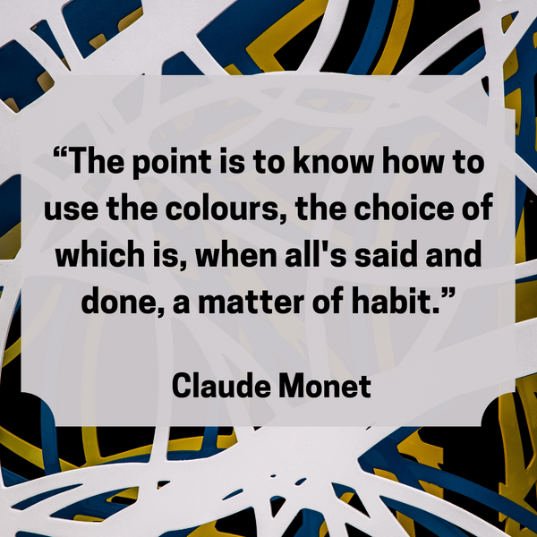 A matter of habit – Claude Monet