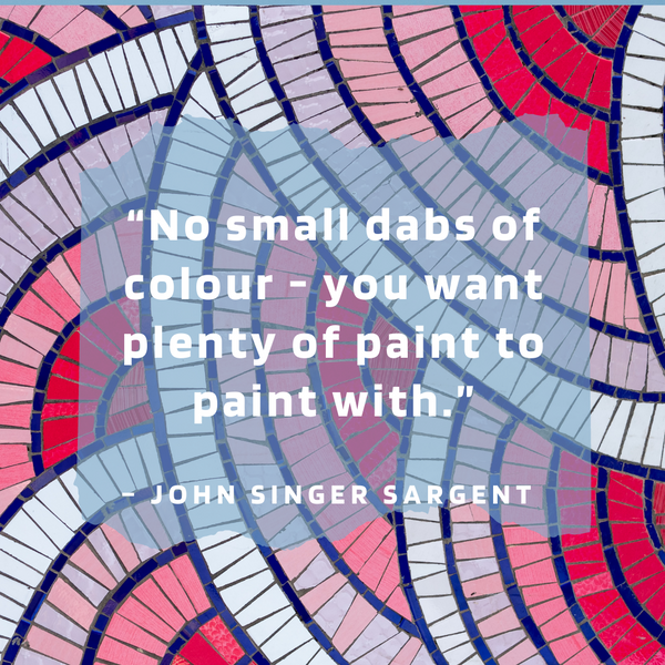 No small dabs of colour – John Singer Sargent