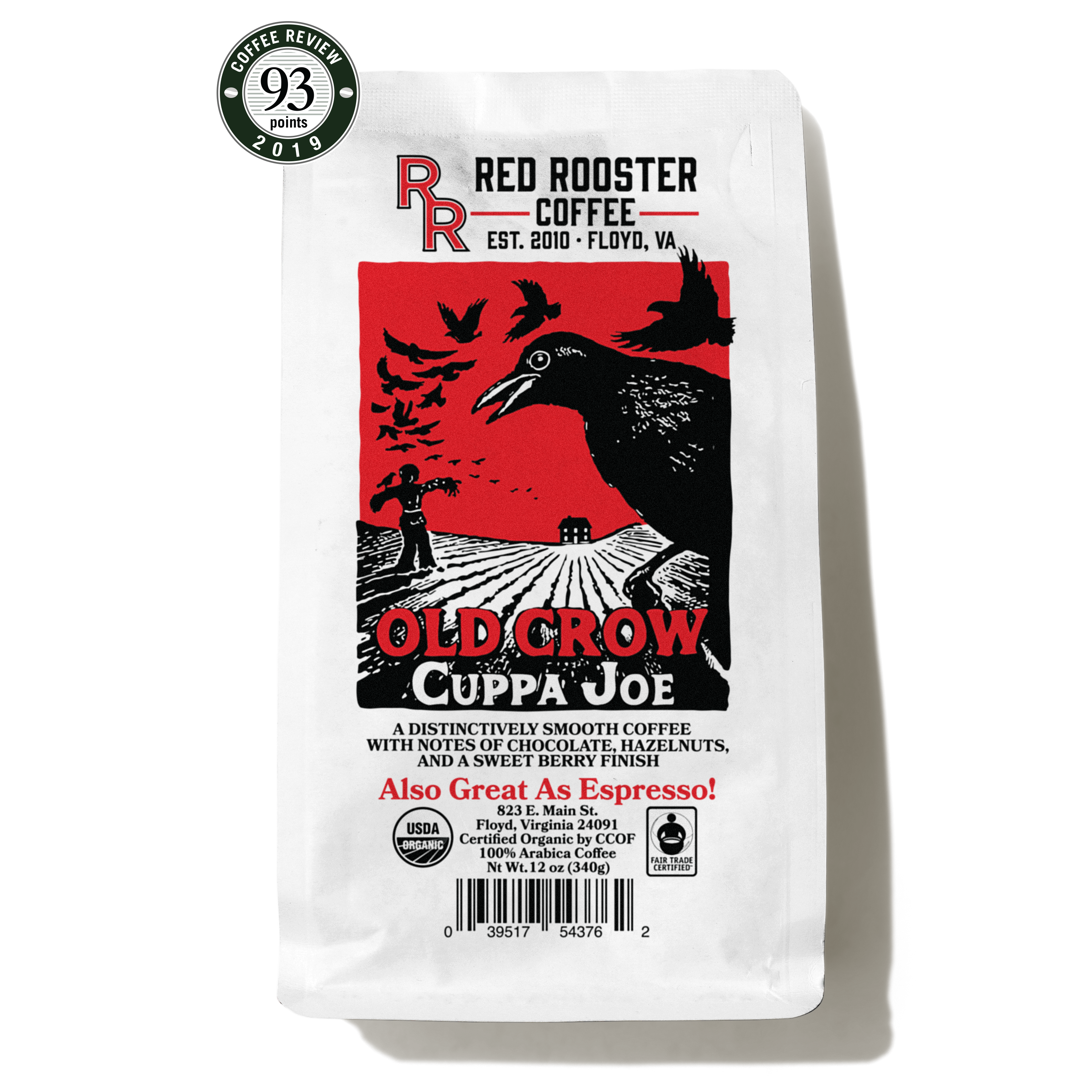 Organic Old Crow Cuppa Joe - Red Rooster Coffee product image