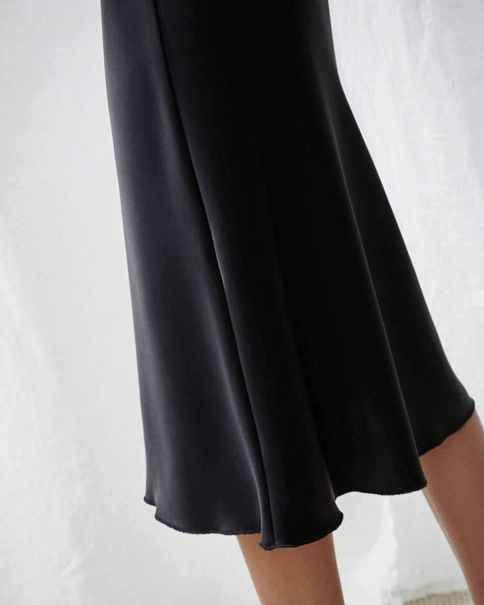 ZARINA - Slip skirt - Black – Nanushka