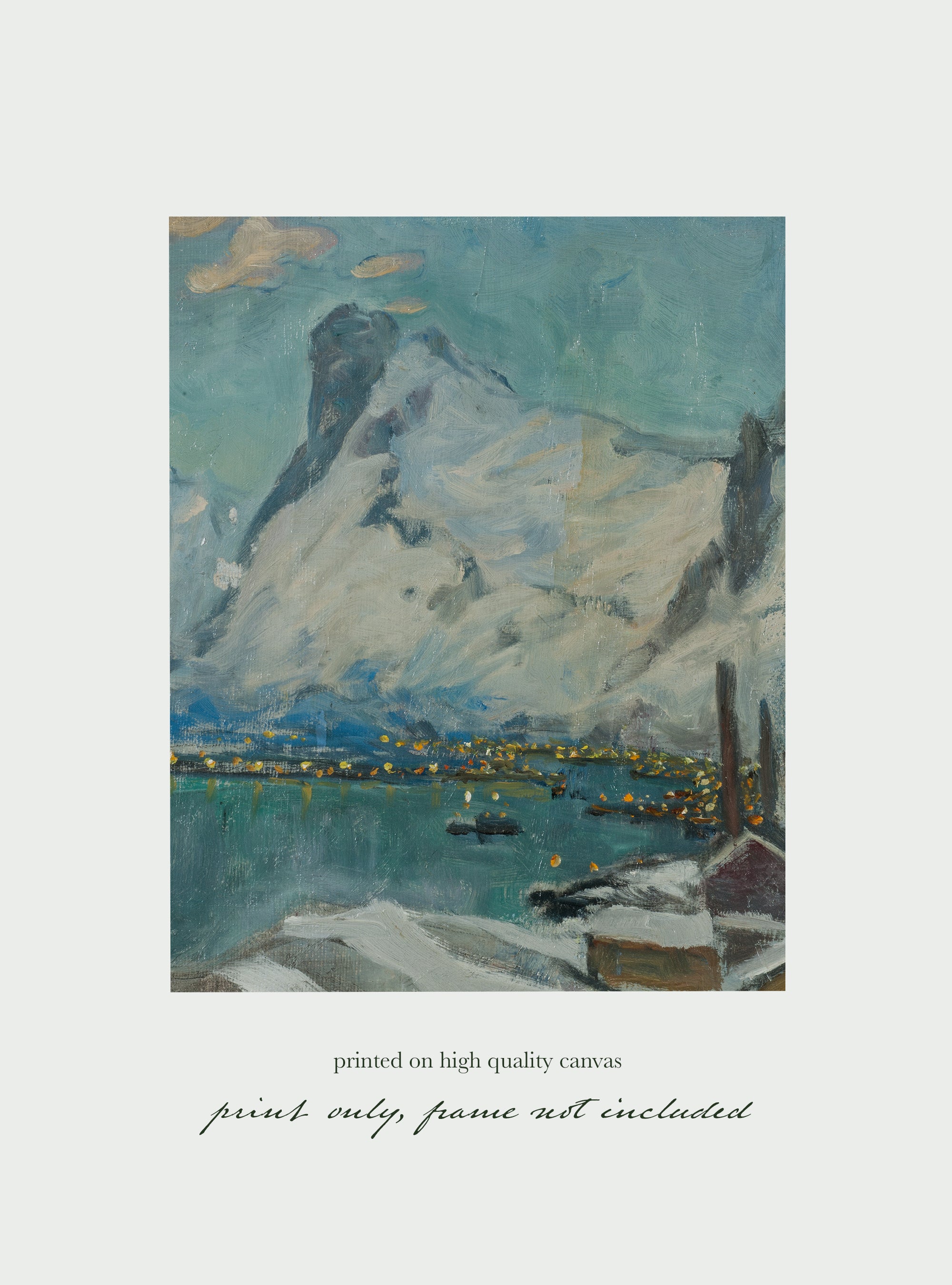 Lofoten in the Evening Light Art Print