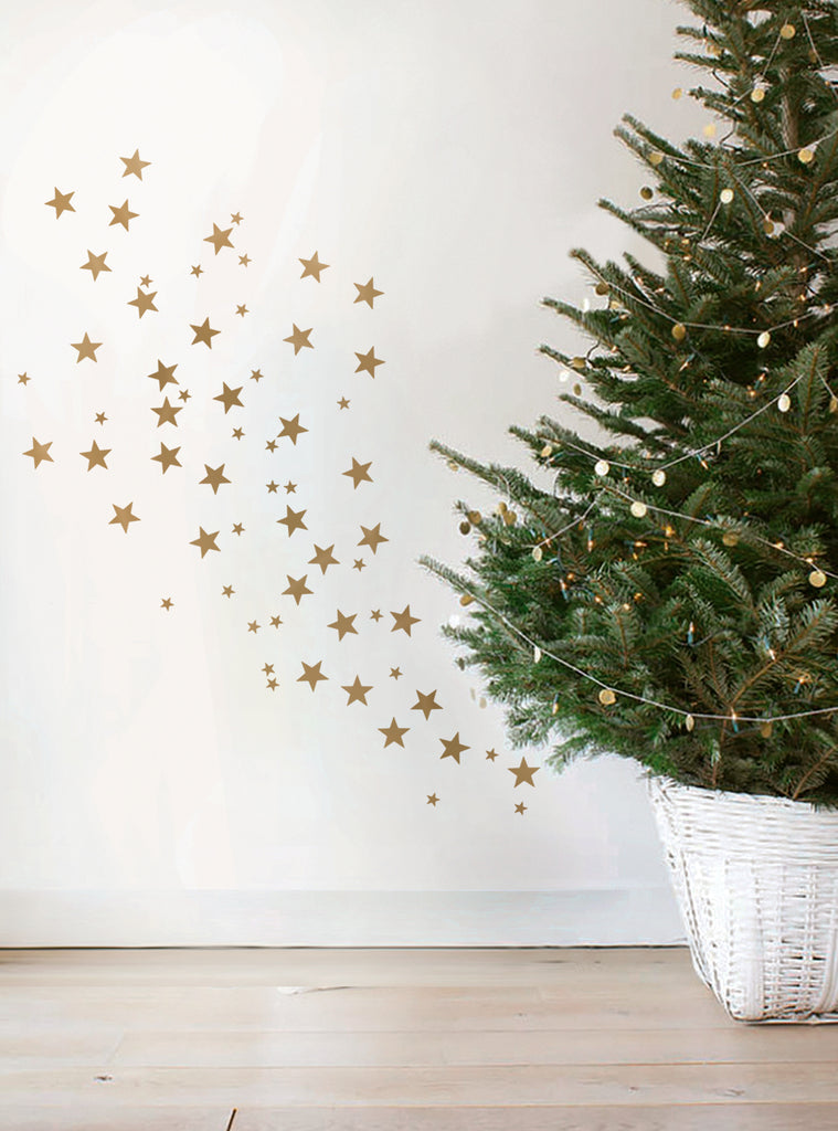 Spontaneous Stars Wall Decals – Simple Shapes
