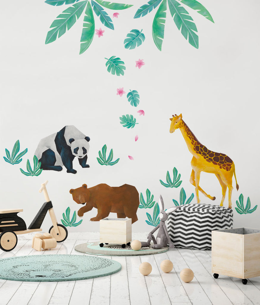 Animal ABC Stickers, Children's Wall Decal DB172 - Designed Beginnings