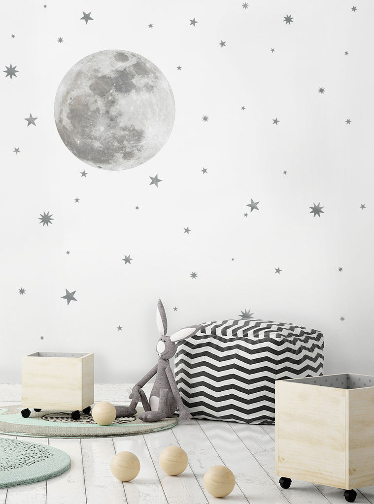 Spontaneous Stars Wall Decals – Simple Shapes