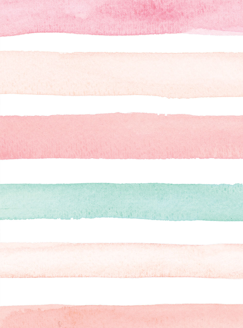 Watercolor Stripes Wallpaper - Peel and Stick – Simple Shapes