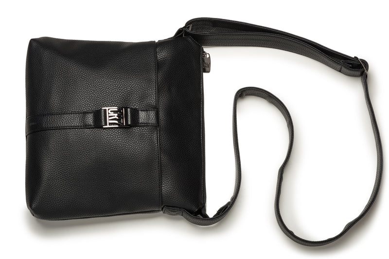 black cross over handbag