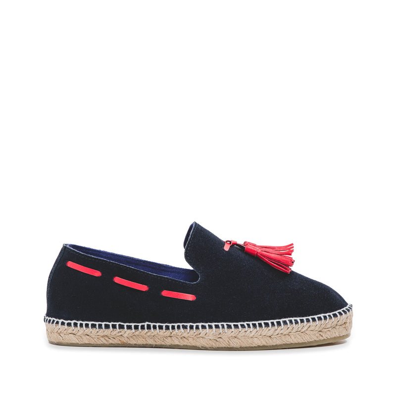 CR7 Granada Navy Suede Slip On 