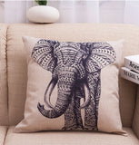 Beautiful Elephant Arts Cushion Cover - Eleven Gift