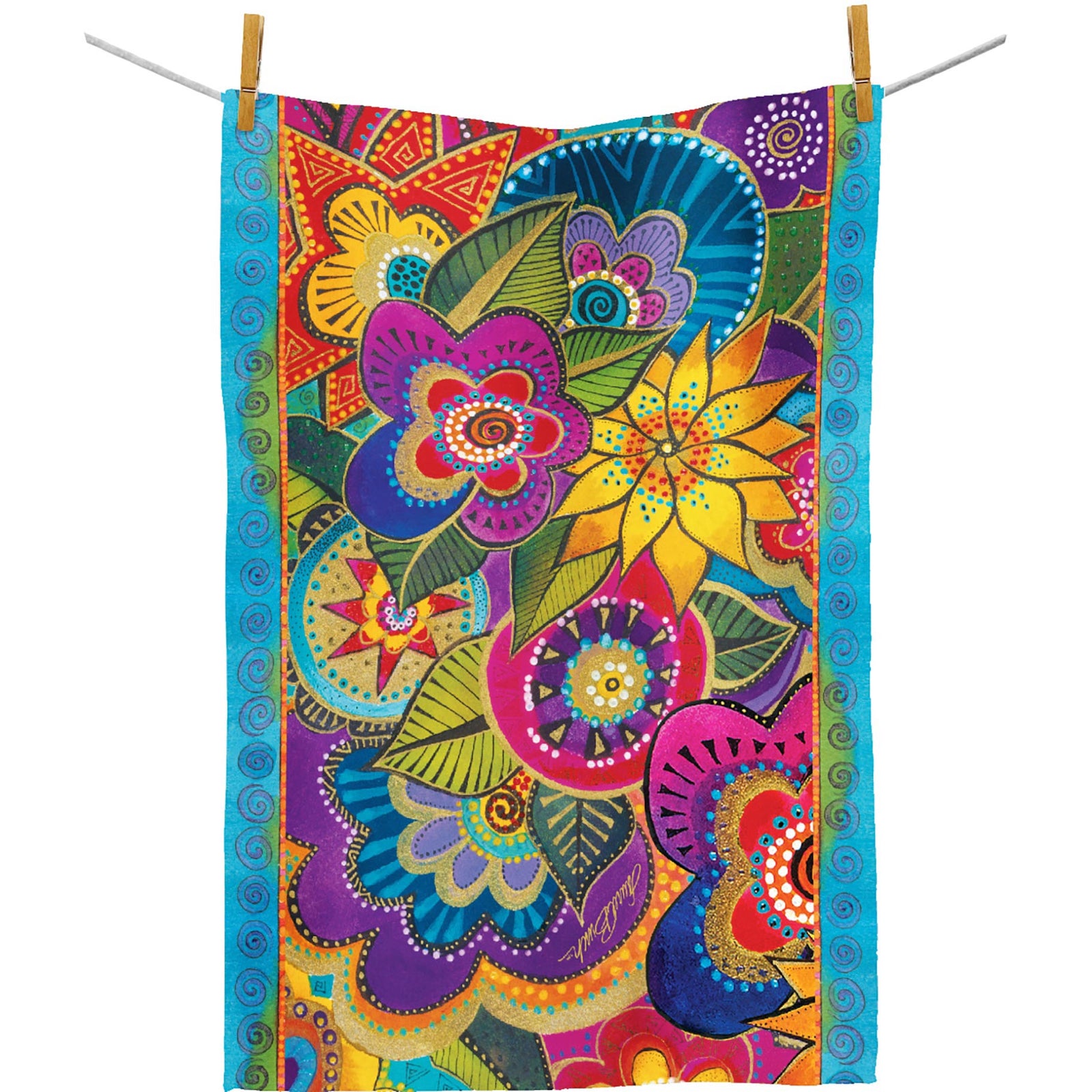  Karma Gifts Bee Tea Towel - 100% Cotton Hand Towels for The  Kitchen - Modern Home Decor - Iridescent Small: Home & Kitchen