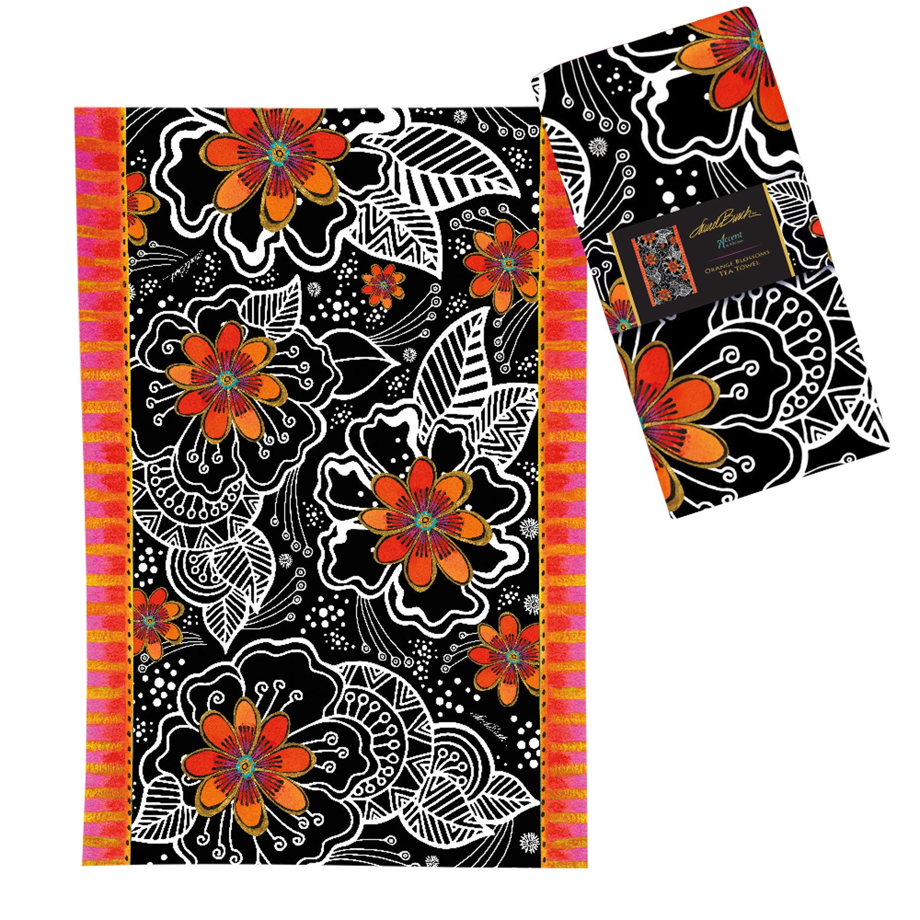 Fun Whimsical Tea Towels - Colorful Kitchen Towels Handmade and Durable –  Sunny Day Designs