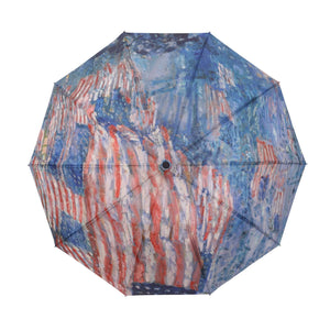 Raincaper Hassam Avenue In The Rain Reverse Umbrella