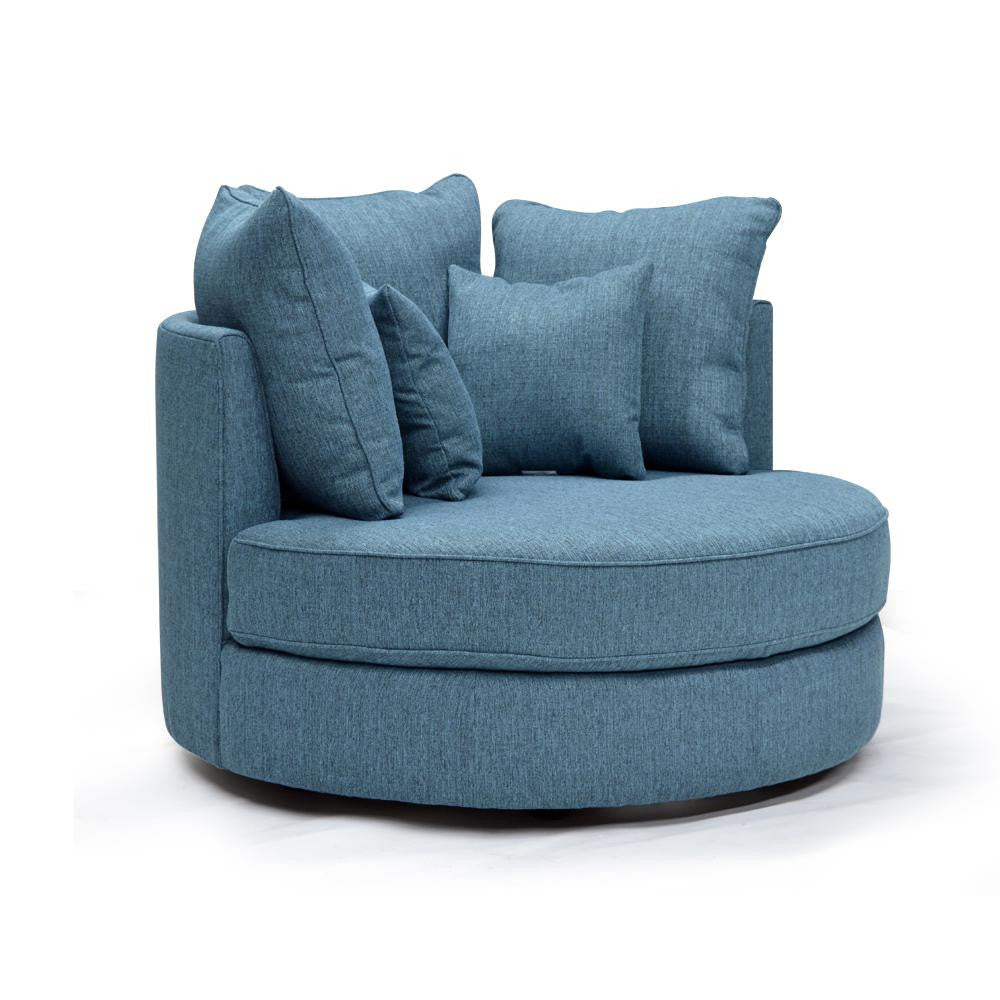 Round Accent Chair - Sutton – Ideal Home Furnishings