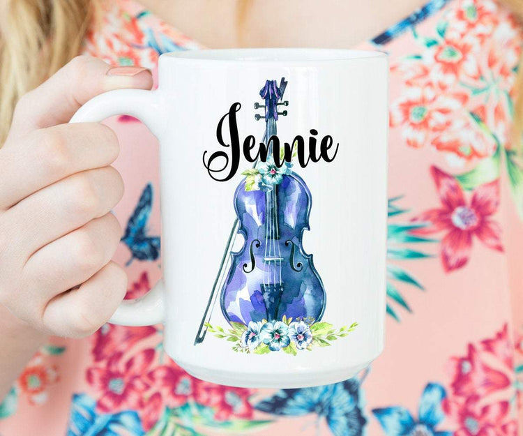 Personalized Violinist Gifts Coffee Mug