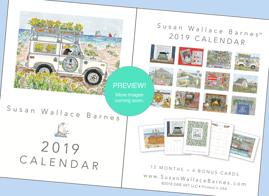 2019 5 X 7 Susan Wallace Barnes 2019 Calendar Susan Wallace