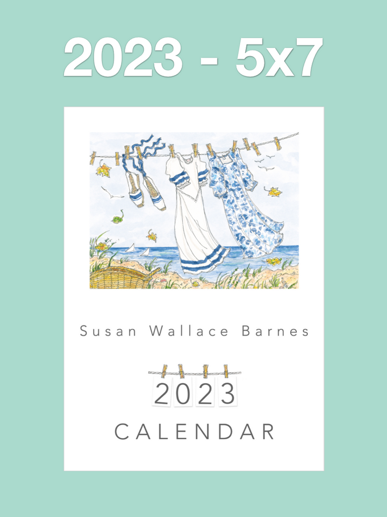 * 2023 * - 5 x 7 Susan Wallace Barnes 2023 Calendar – SUSAN WALLACE