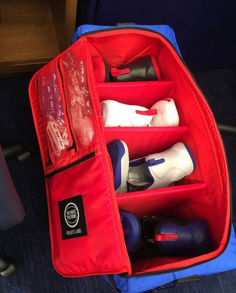 DETROIT PISTONS duffle filled with kit private label duffle