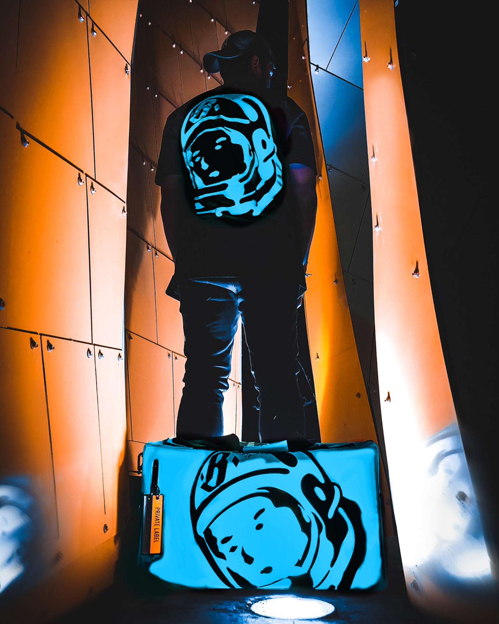 Label of the Billionaire Boys Club x Private Label - GLOW merchandise 