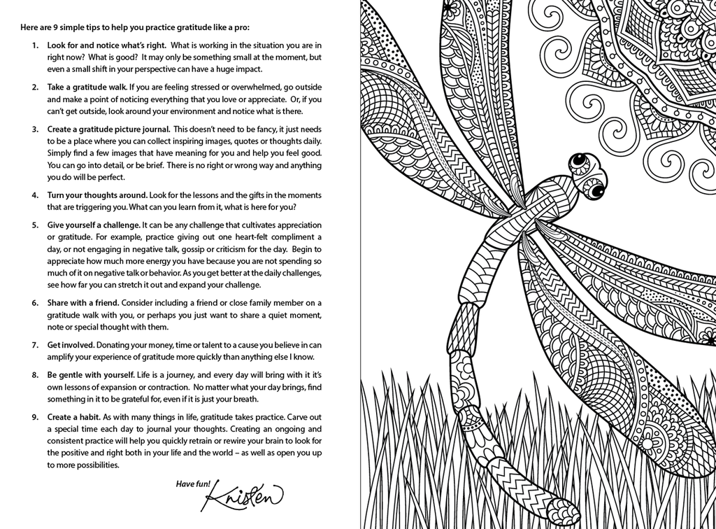 Download Gratitude and Love: A coloring book and gratitude journal ...
