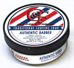 Authentic Barber Shaving Soap, Cooper & French