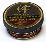 Sandalwood & Amber Shaving Soap, Cooper and French