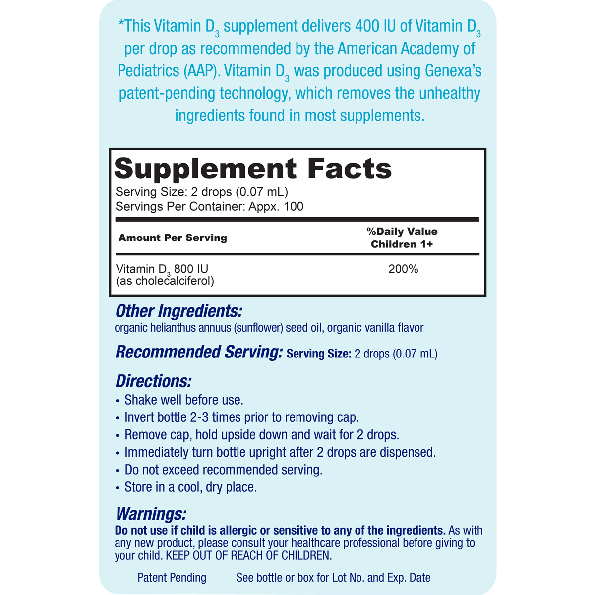 Vitamin D3 For Children