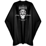 BARBER Cape Black Skull