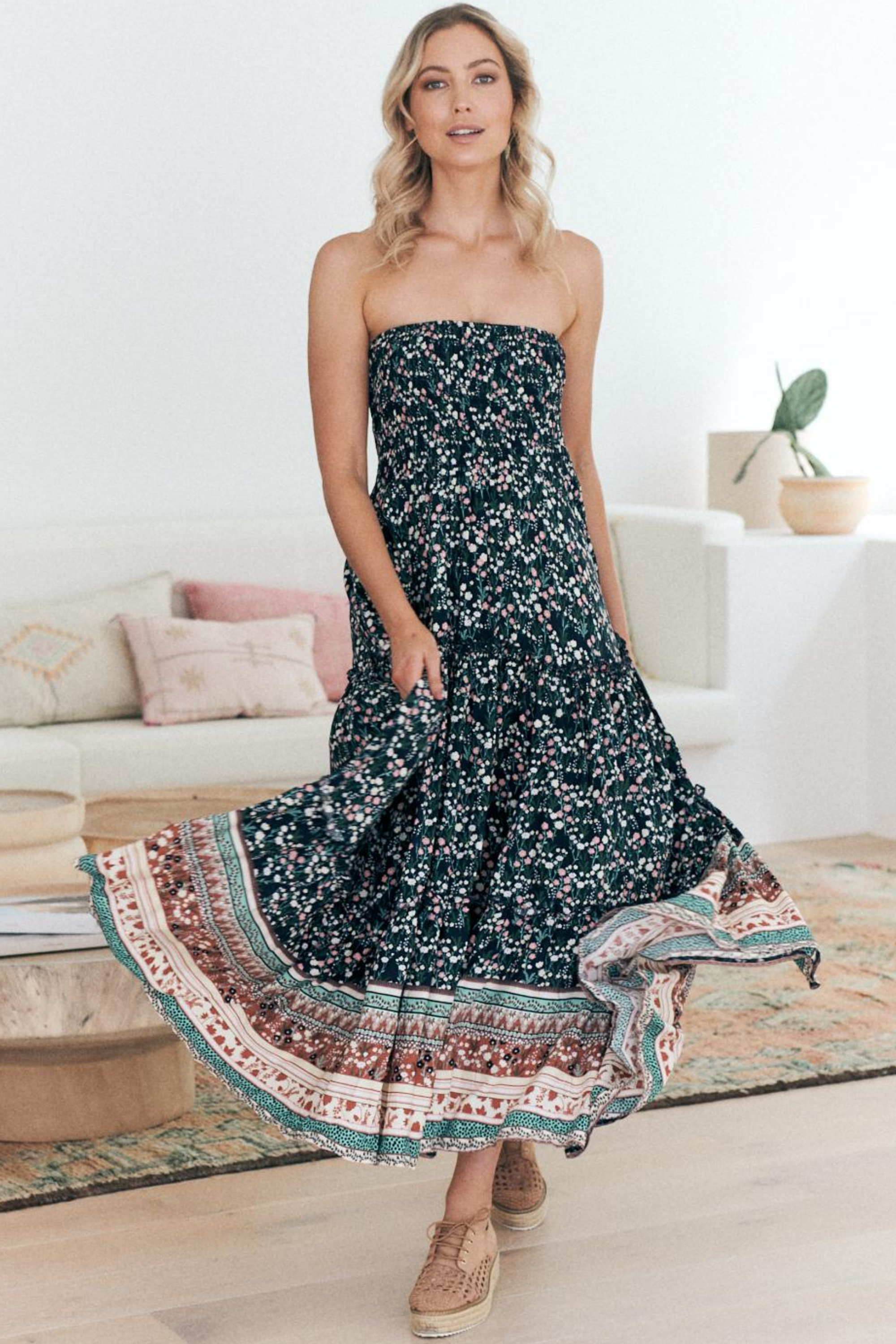 salty crush maxi dress