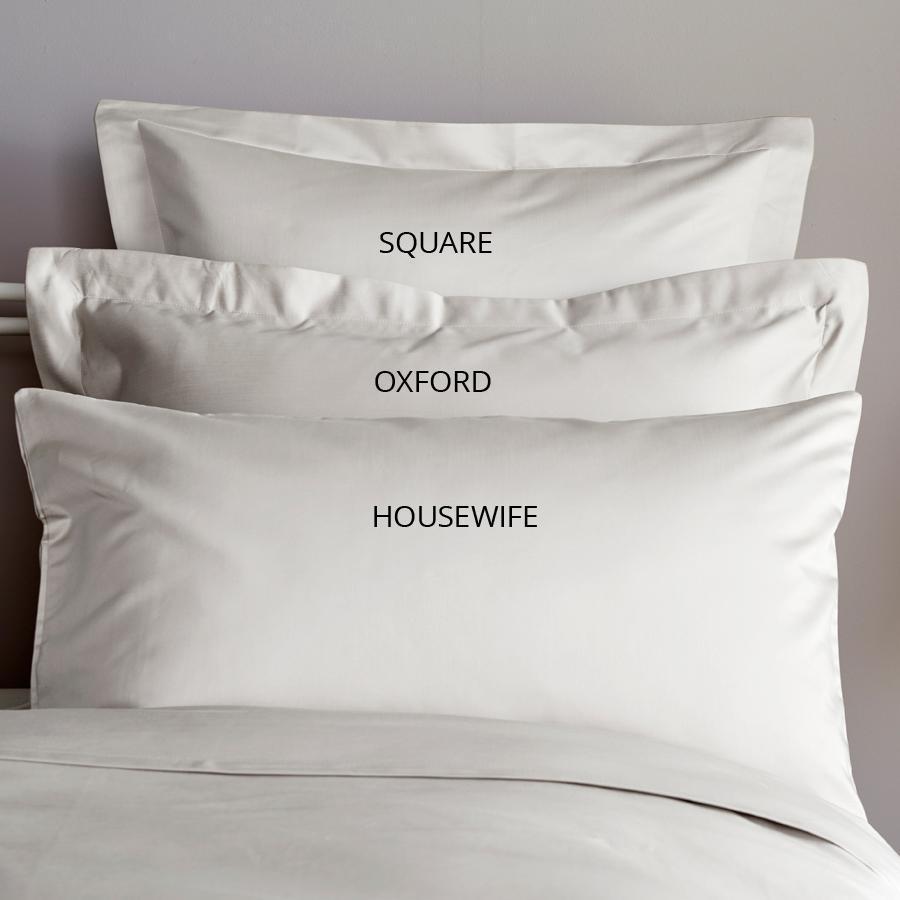 Pillowcase sizes and terminology 