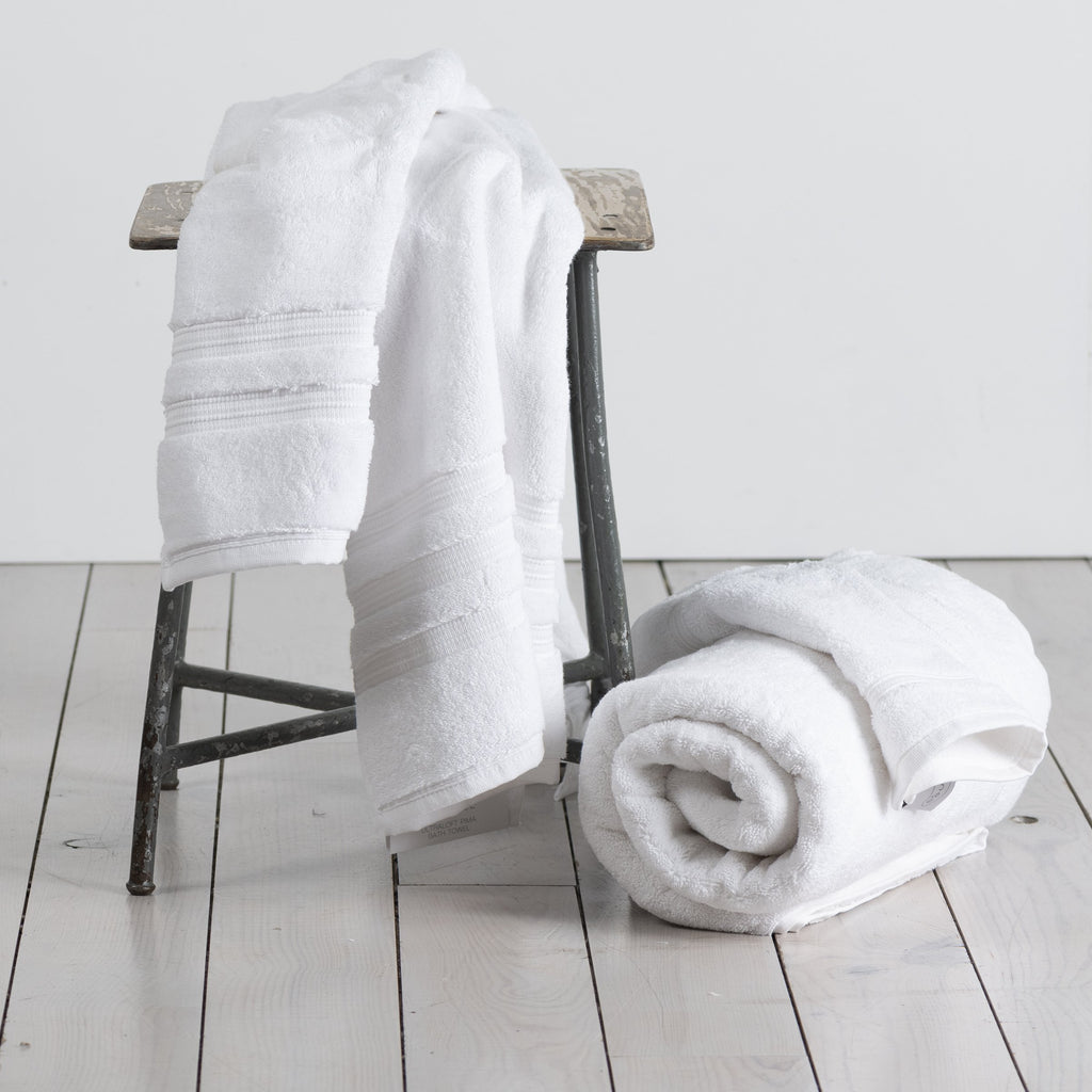 800 GSM Hand Towel (100% Turkish Pima Cotton) in white, silver or magnesium