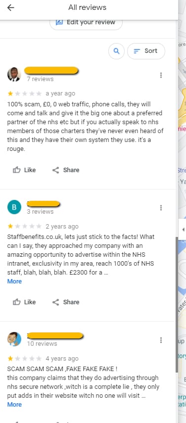 Google Reviews for StaffBenefits.Co.UK