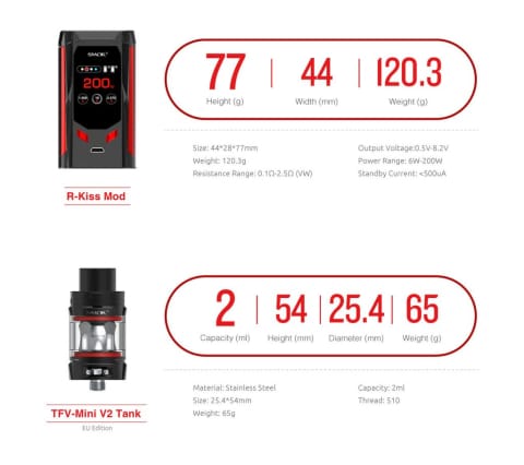smok species specifications picture
